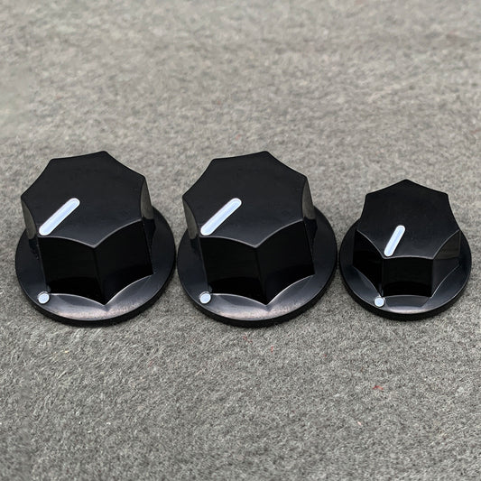 FLEOR 3PCS Bass Guitar Amplifier Effect Pedal Knobs | iknmusic