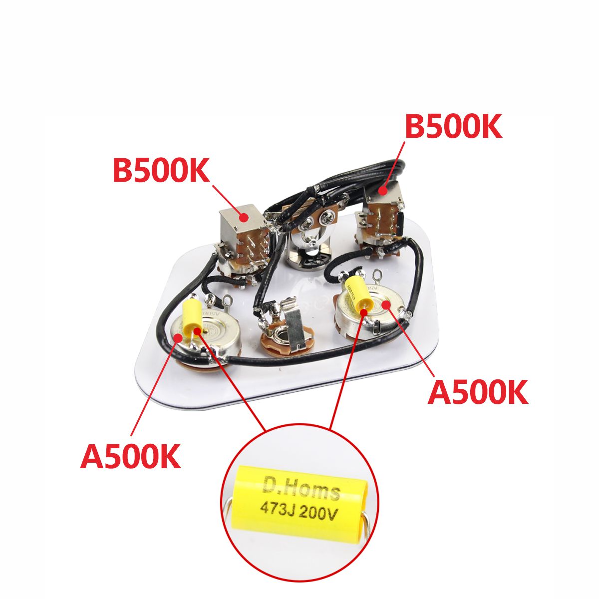 FLEOR SG Guitar Wiring Harness Upgrade with Coil Split | iknmusic