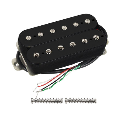 FLEOR Alnico 5 micros Humbucker à Double bobine pour guitare électrique, 3 couleurs disponibles