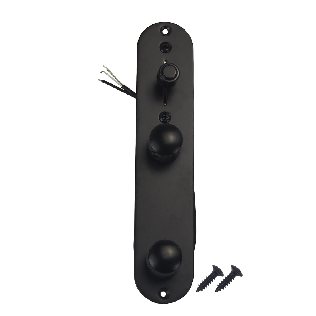 <transcy>FLEOR Telegitarre Vorverdrahtete Steuerplatte Chrom mit 3-Wege-Schalter Metallknöpfe für Telegitarre</transcy>