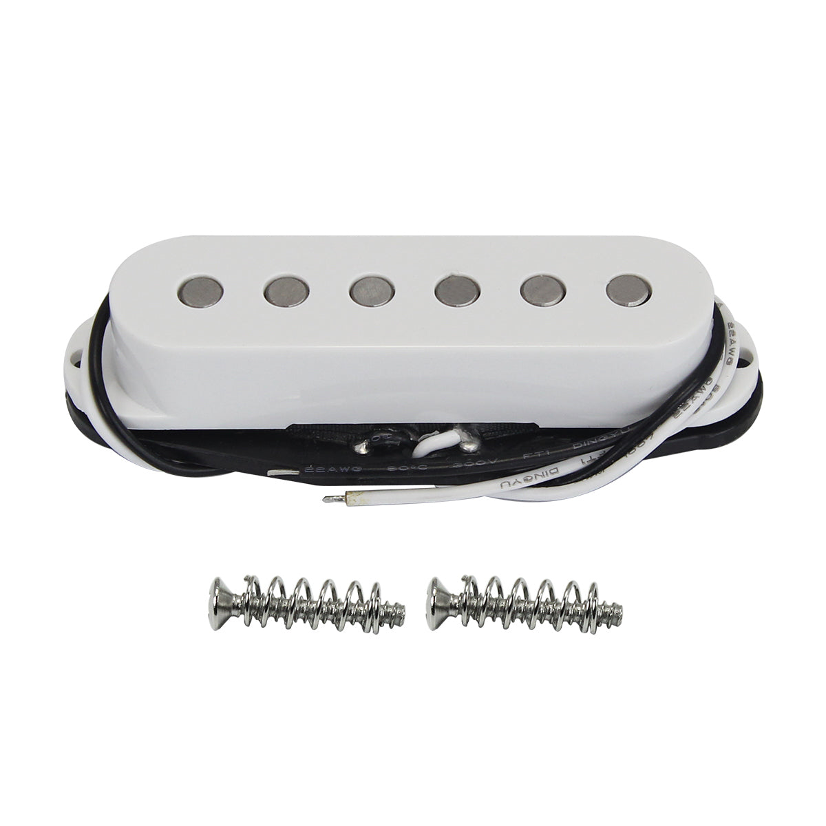 <transcy>FLEOR Vintage Alnico 5 Strat Single Coil Gitarren Pickup Flat Top Gitarrenteile, 3 Farben erhältlich</transcy>