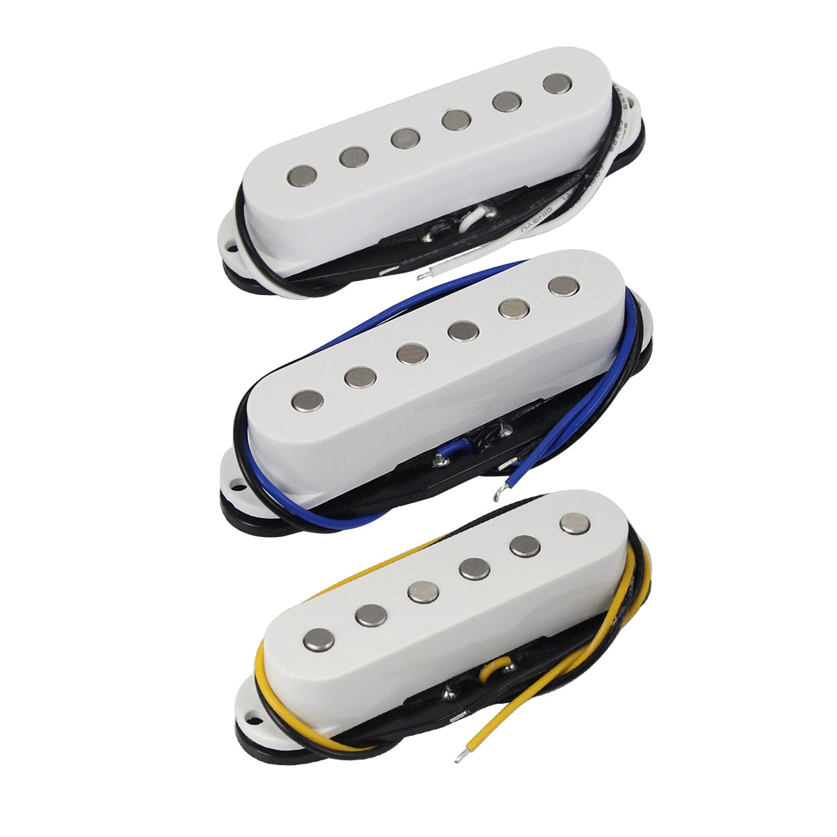 <transcy>FLEOR Vintage Alnico 5 Strat Single Coil Gitarren Pickup Flat Top Gitarrenteile, 3 Farben erhältlich</transcy>