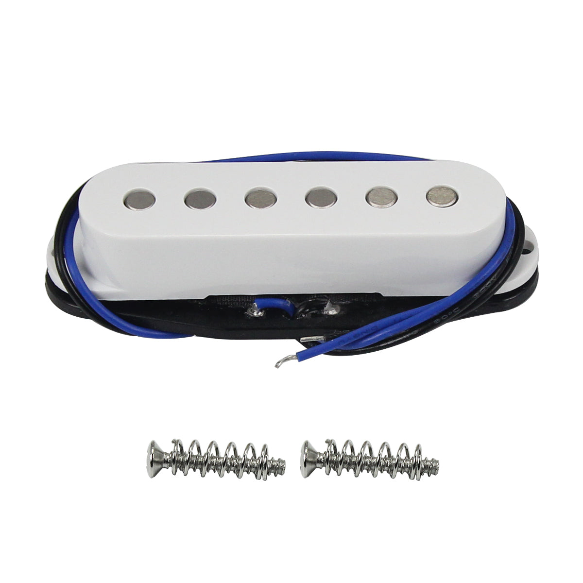 <transcy>FLEOR Vintage Alnico 5 Strat Single Coil Gitarren Pickup Flat Top Gitarrenteile, 3 Farben erhältlich</transcy>