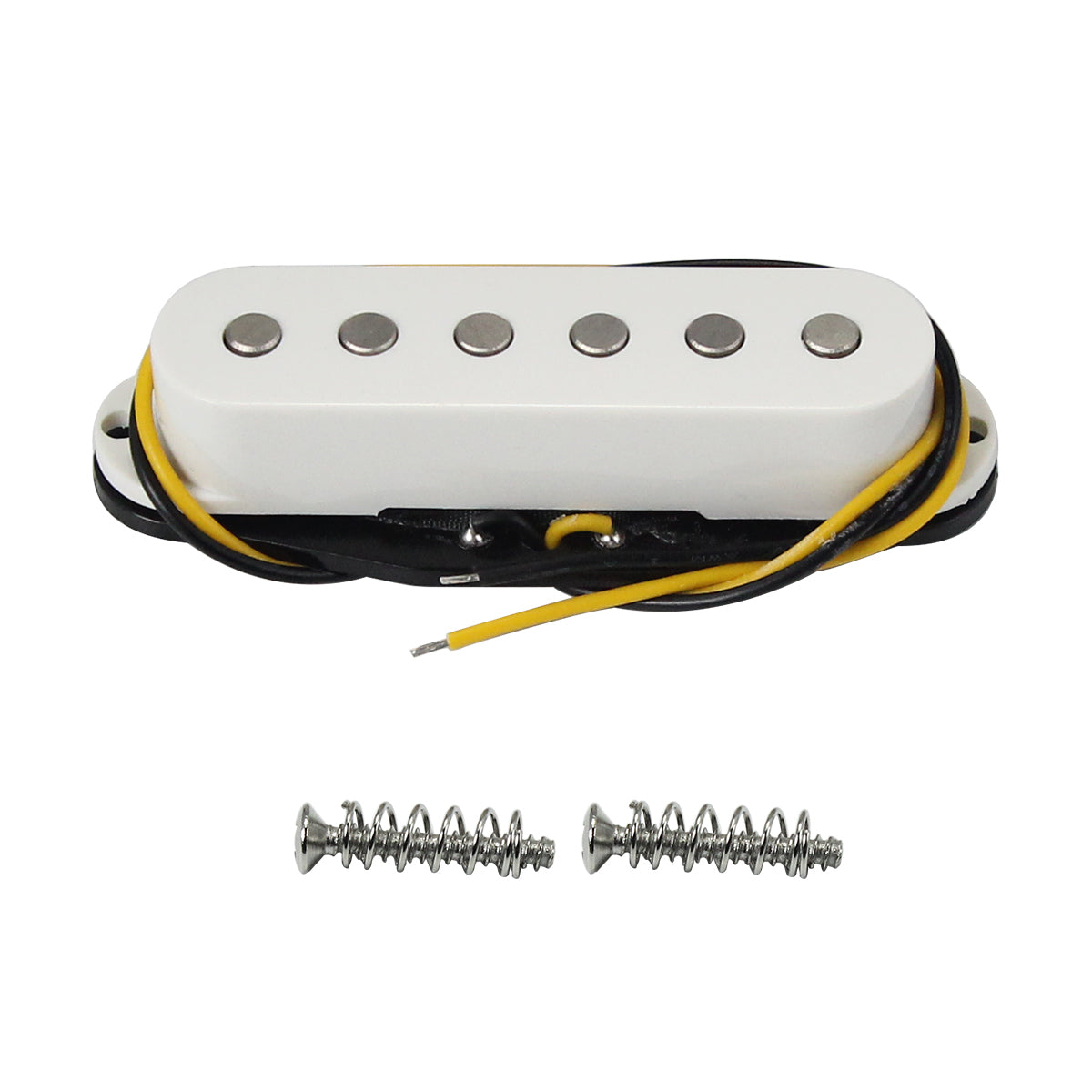 <transcy>FLEOR Vintage Alnico 5 Strat Single Coil Gitarren Pickup Flat Top Gitarrenteile, 3 Farben erhältlich</transcy>