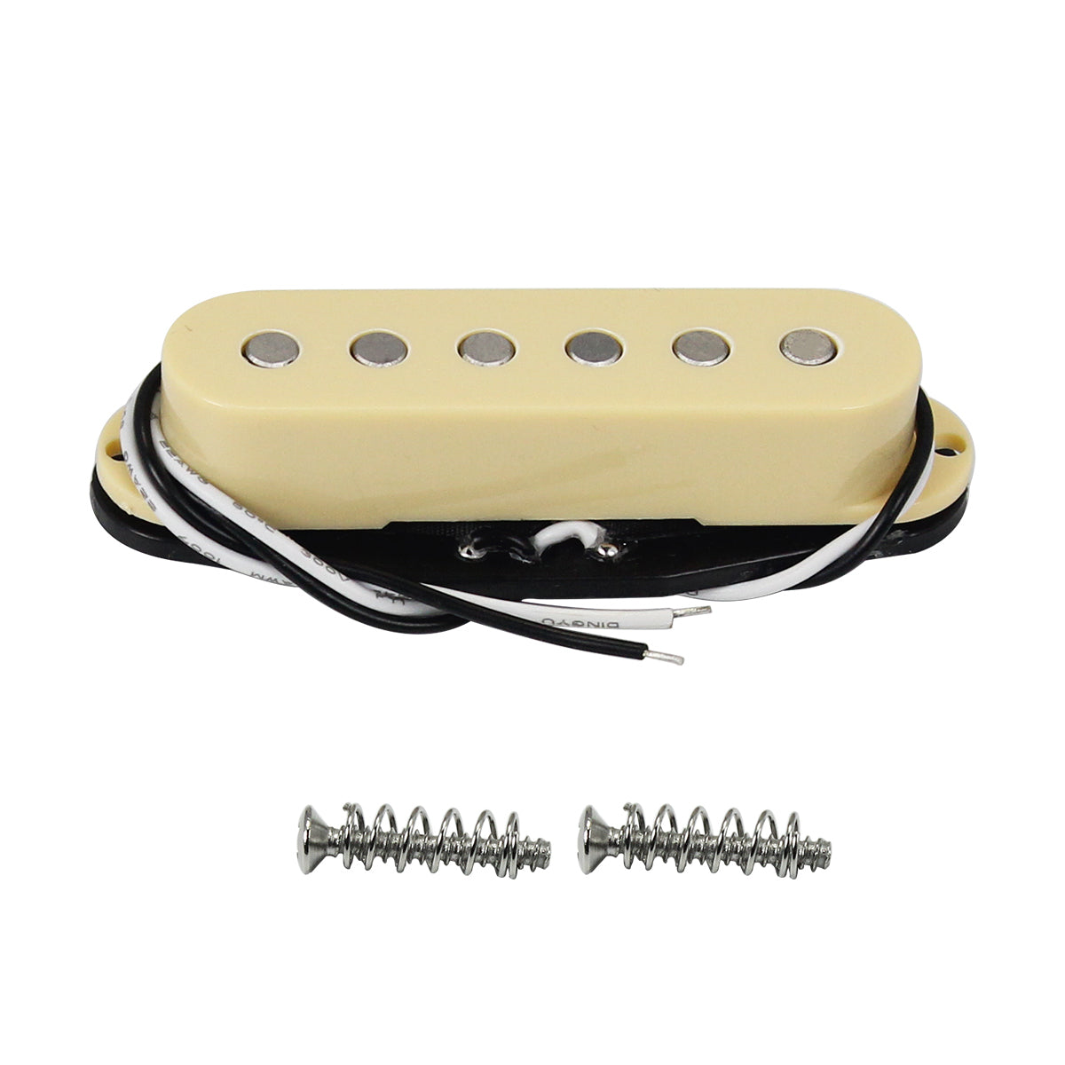 <transcy>FLEOR Vintage Alnico 5 Strat Single Coil Gitarren Pickup Flat Top Gitarrenteile, 3 Farben erhältlich</transcy>