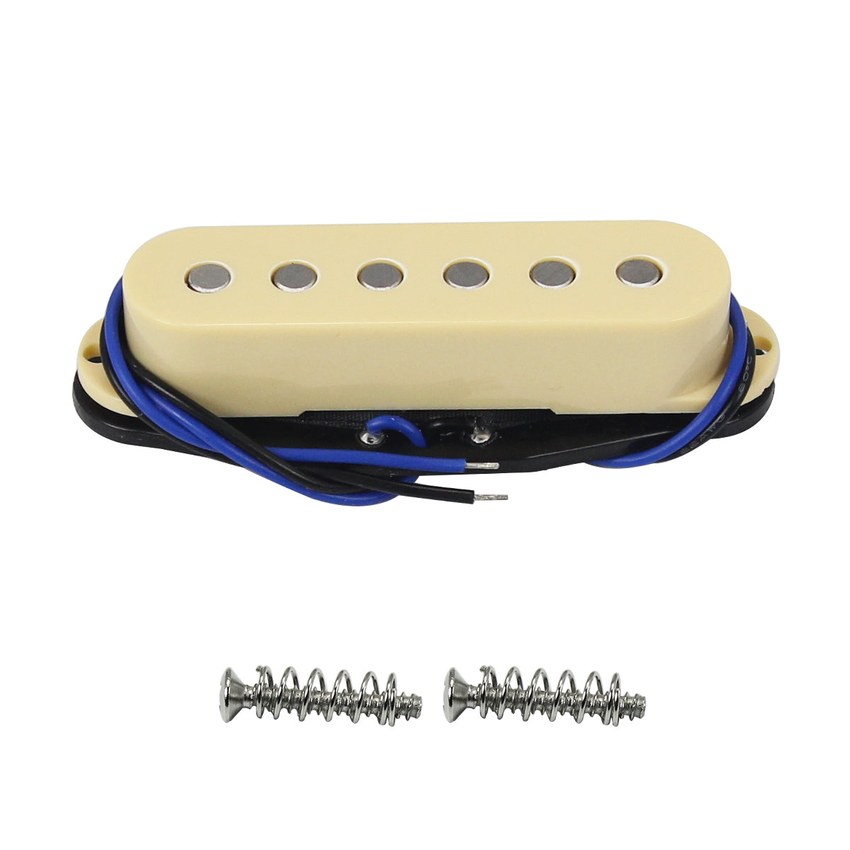<transcy>FLEOR Vintage Alnico 5 Strat Single Coil Gitarren Pickup Flat Top Gitarrenteile, 3 Farben erhältlich</transcy>