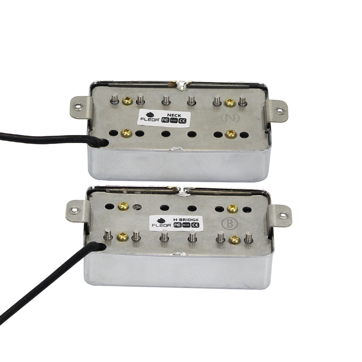 <transcy>FLEOR Alnico 5 E-Gitarren Humbucker Pickup für LP Style Gitarrenteile</transcy>