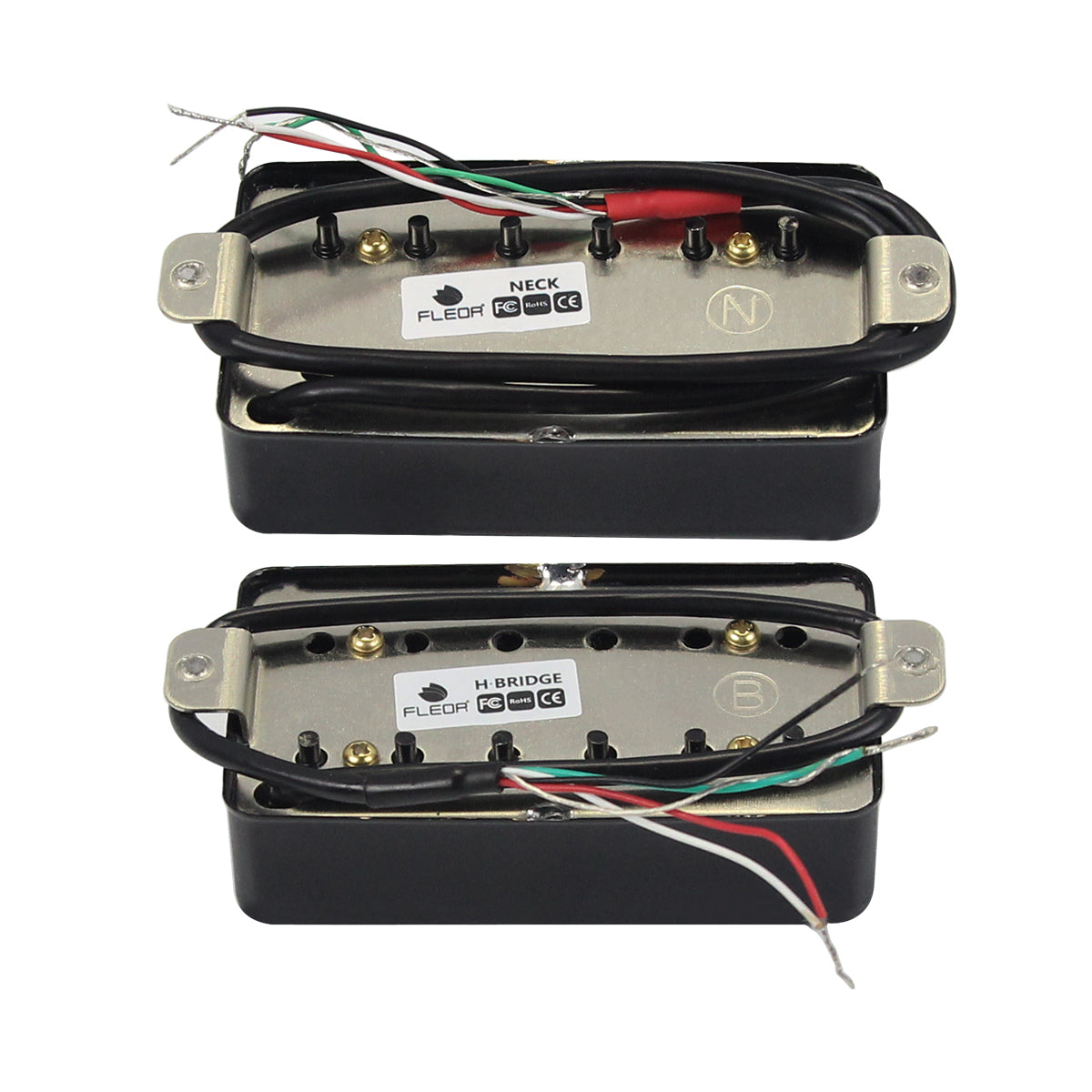 <transcy>FLEOR Alnico 5 E-Gitarren Humbucker Pickup für LP Style Gitarrenteile</transcy>