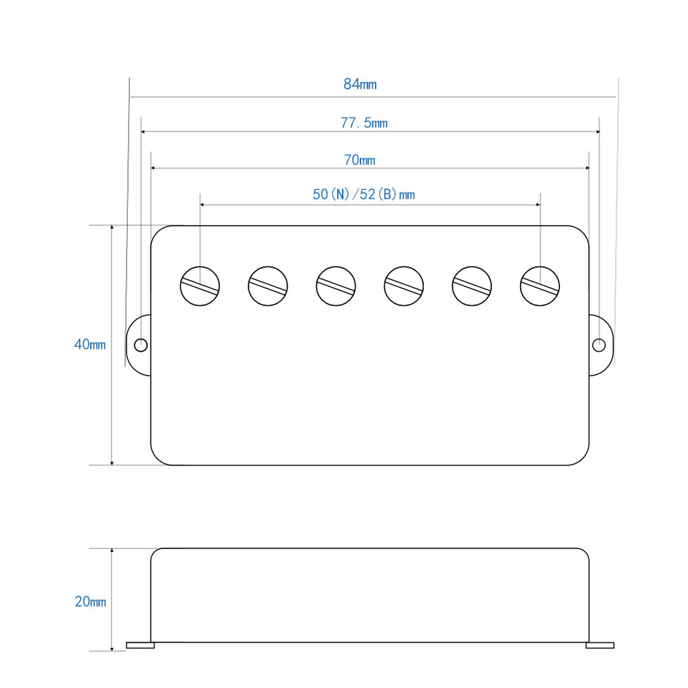 FLEOR Alnico 5 Humbucker Pickups for Les Paul | iknmusic