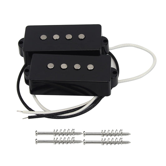 <transcy>FLEOR Alnico 5 PB Bass Pickup Set Passiver Tonabnehmer für 4 Saiten FD Precision Bass</transcy>