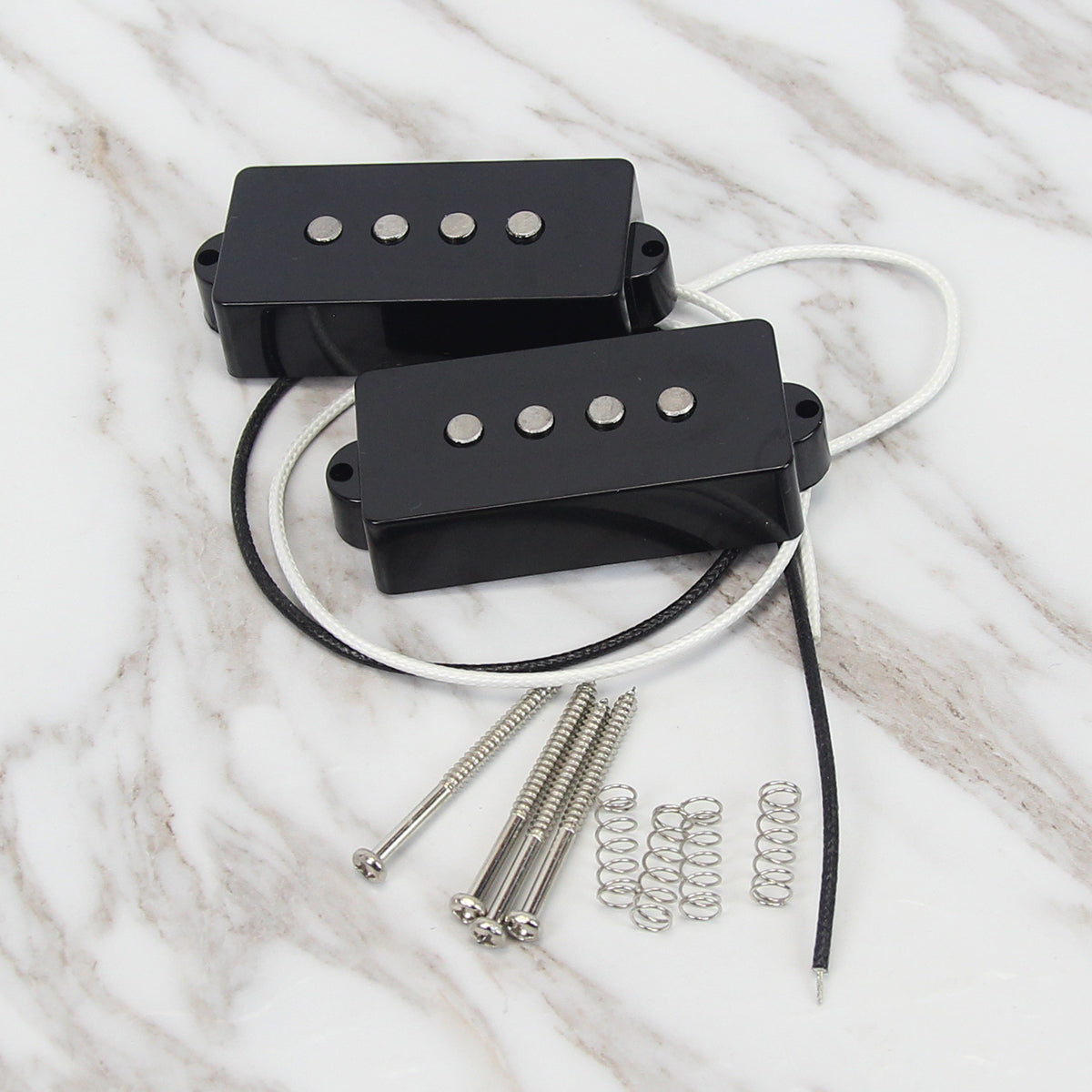 FLEOR Alnico 5 PB Bass Pickup Set Micro passif pour 4 cordes FD Precision Bass