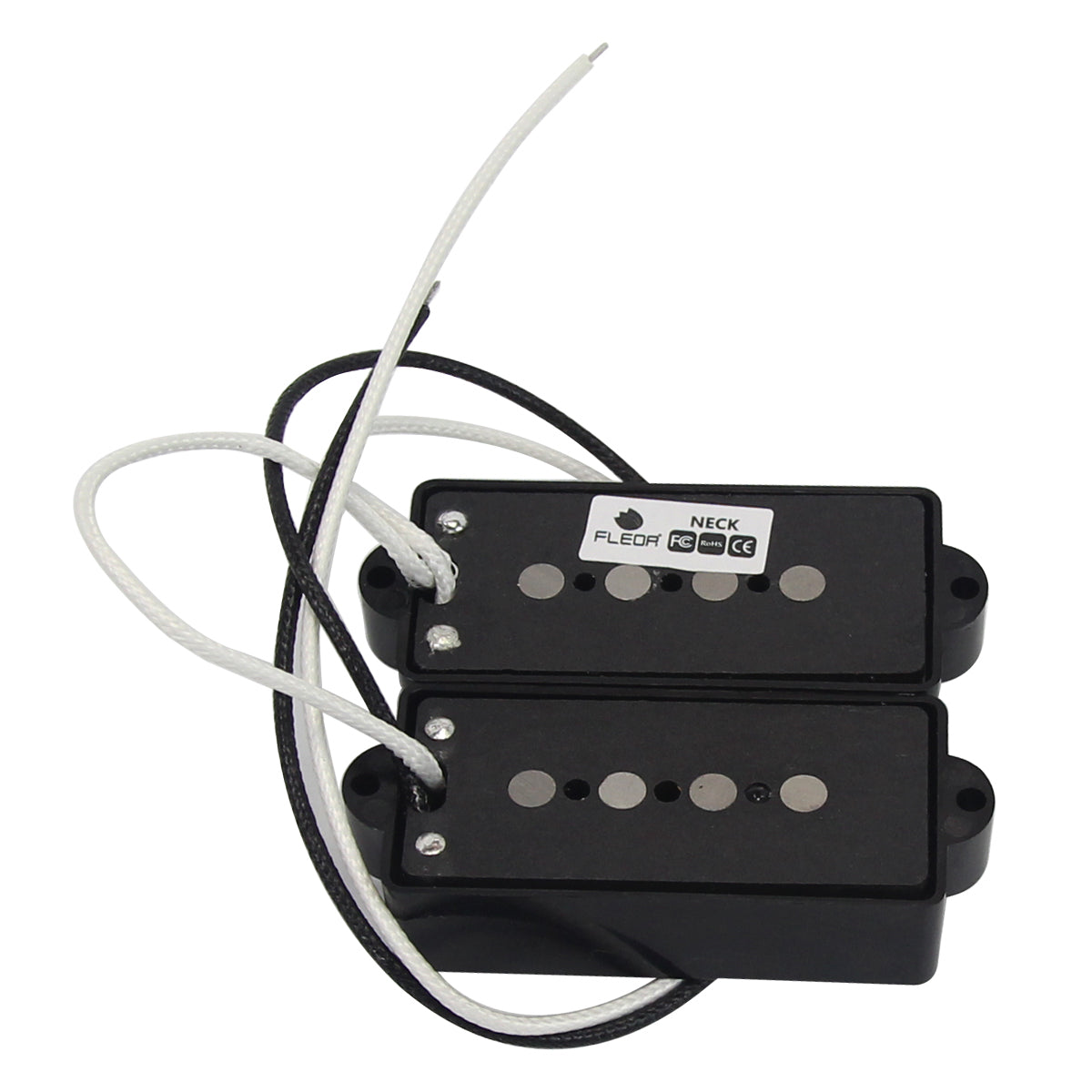 FLEOR Set of Open Alnico 5 PB Bass Pickup & JB Bass Bridge Pickup for 4 String PB Bass