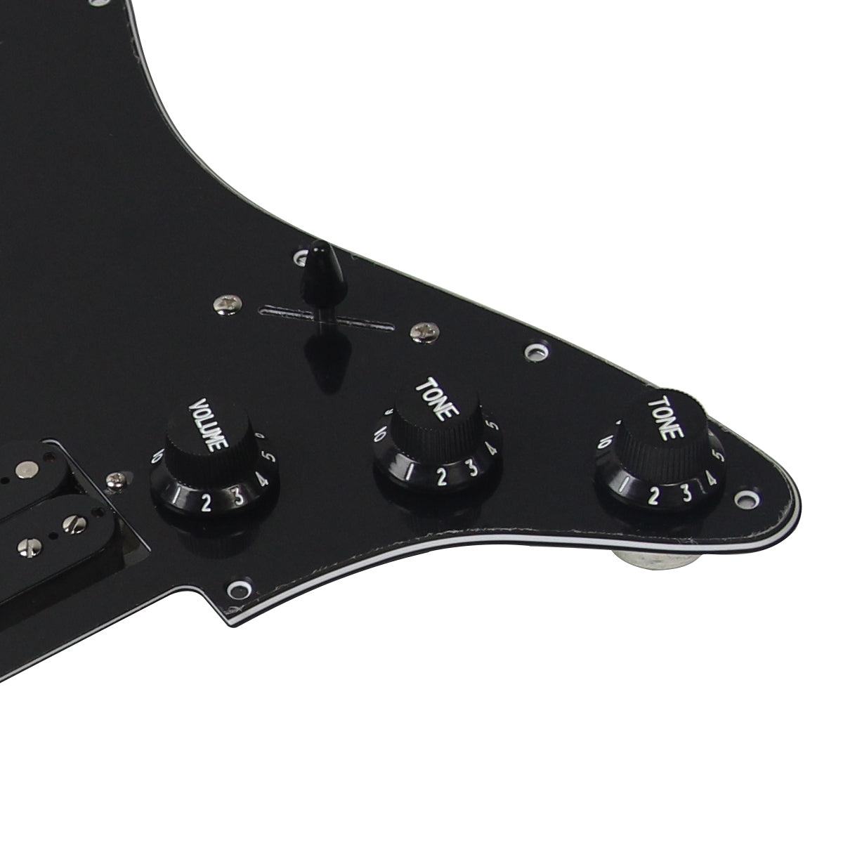 FLEOR Alnico 5 Prewired HSS ST Guitar Pickguard SSH