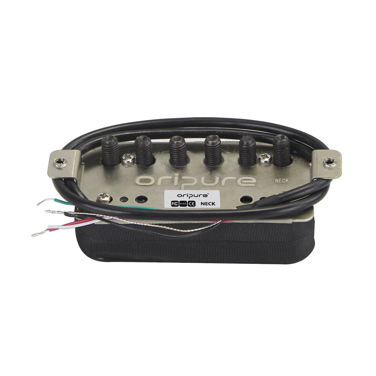 OriPure Alnico 2 Neck Guitar Rails Humbucker Pickup | iknmusic
