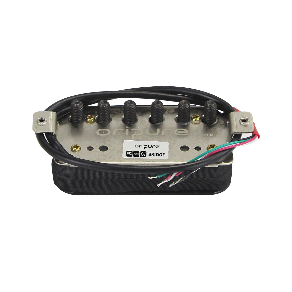 <transcy>OriPure Alnico 5 Pole Piece / Rail Humbucker E-Gitarren Pickup Stegposition, PSB-5B</transcy>