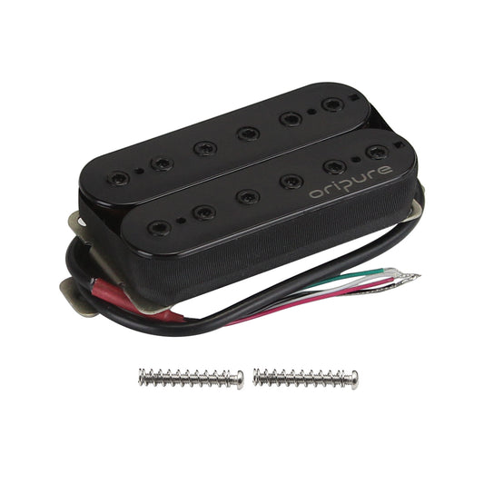<transcy>OriPure Alnico 5 Humbucker Double CoilE-Gitarren-Pickup Handmade Pickup Schwarz</transcy>