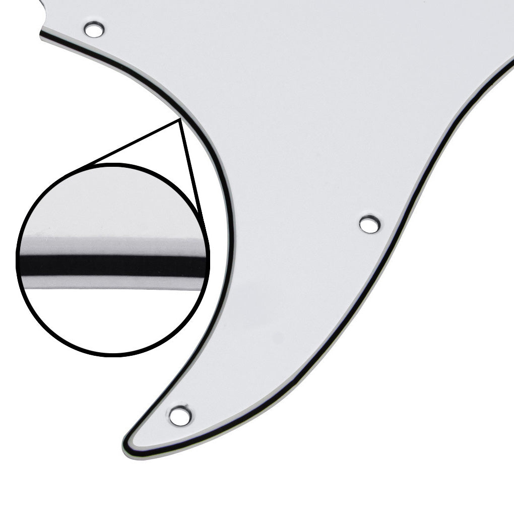 FLEOR Left Handed 11 Holes SSS Guitar Pickguard Scratch Plate con tornillos para piezas de guitarra Strat, 7 colores disponibles