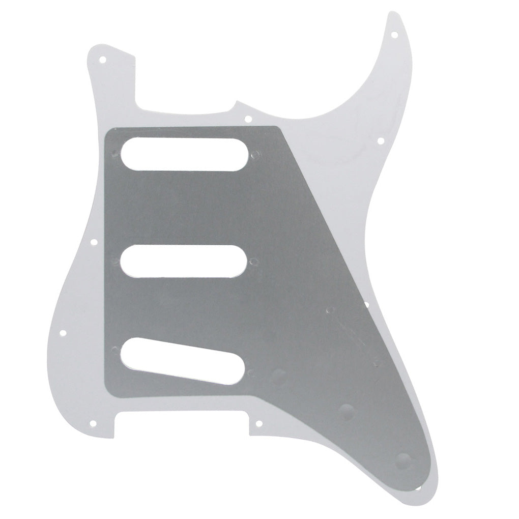 FLEOR Left Handed 11 Holes SSS Guitar Pickguard Scratch Plate with Screws for Strat Guitar Parts,7 Colors Available