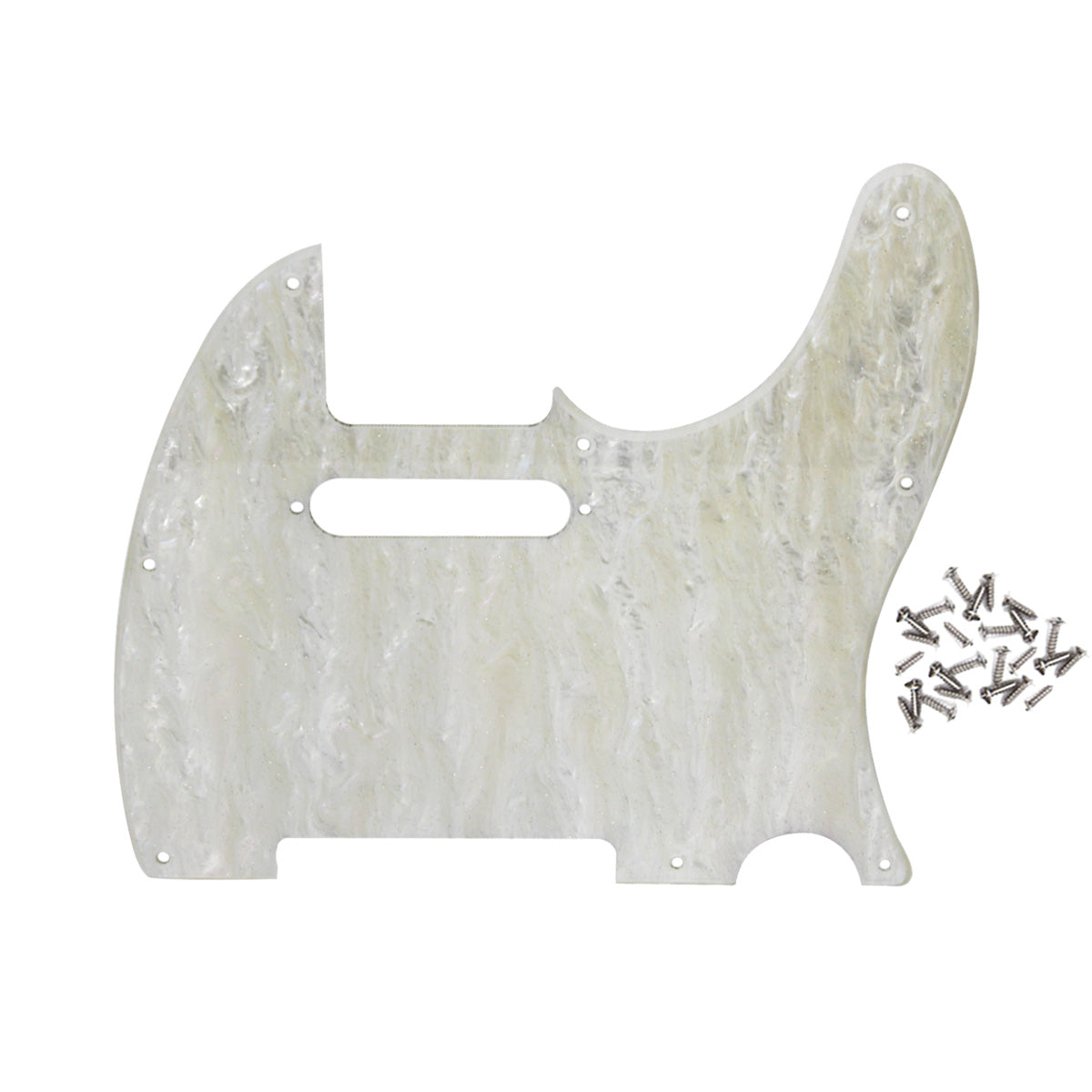 FLEOR Celluloid Tele Guitare Pickguard 4ply avec Vis