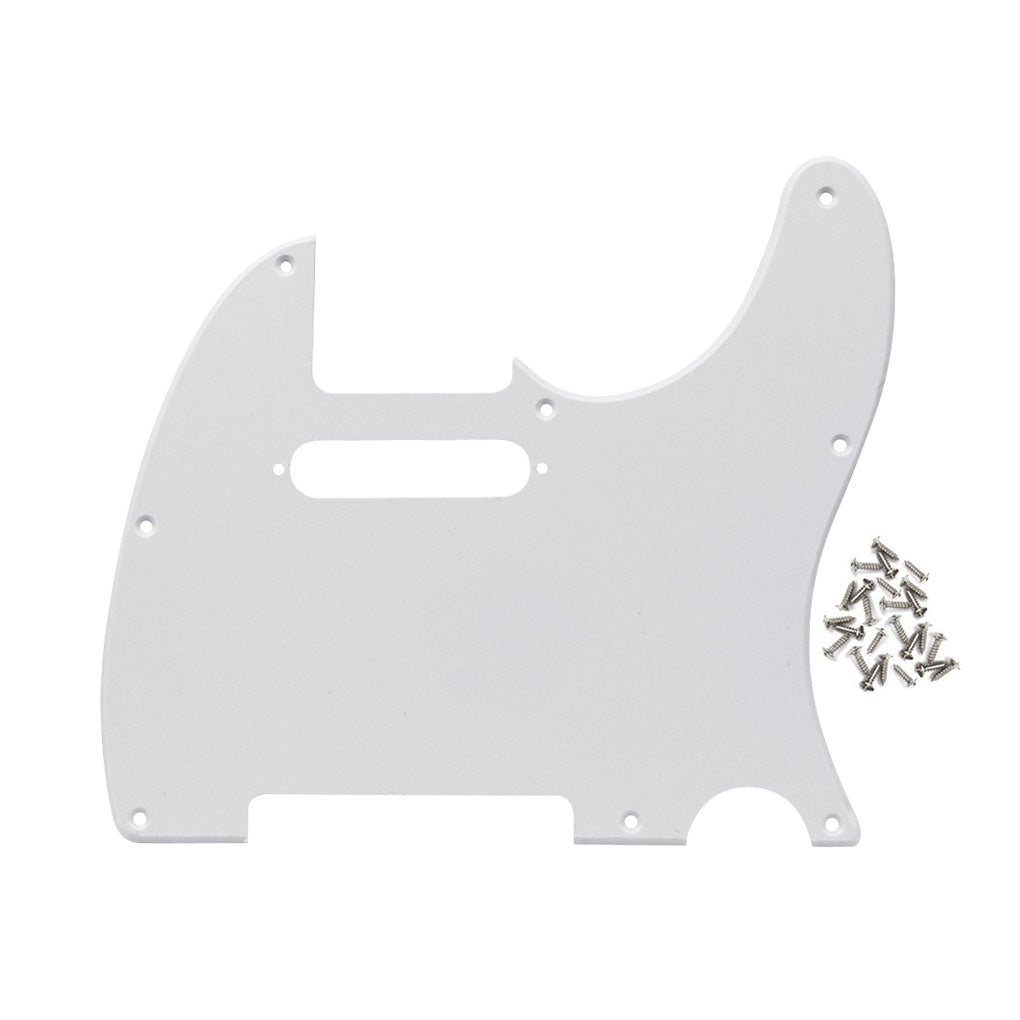 FLEOR Celluloid Tele Guitare Pickguard 4ply avec Vis