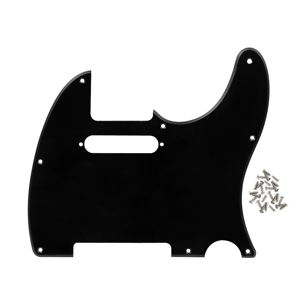 FLEOR Celluloid Tele Guitare Pickguard 4ply avec Vis