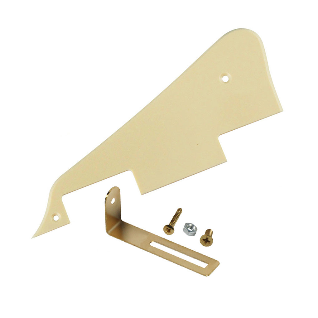 FLEOR LP Guitar Pickguard Scratch Plate with Metal Bracket for LP Style Guitar Accessories ,28 Colors Available