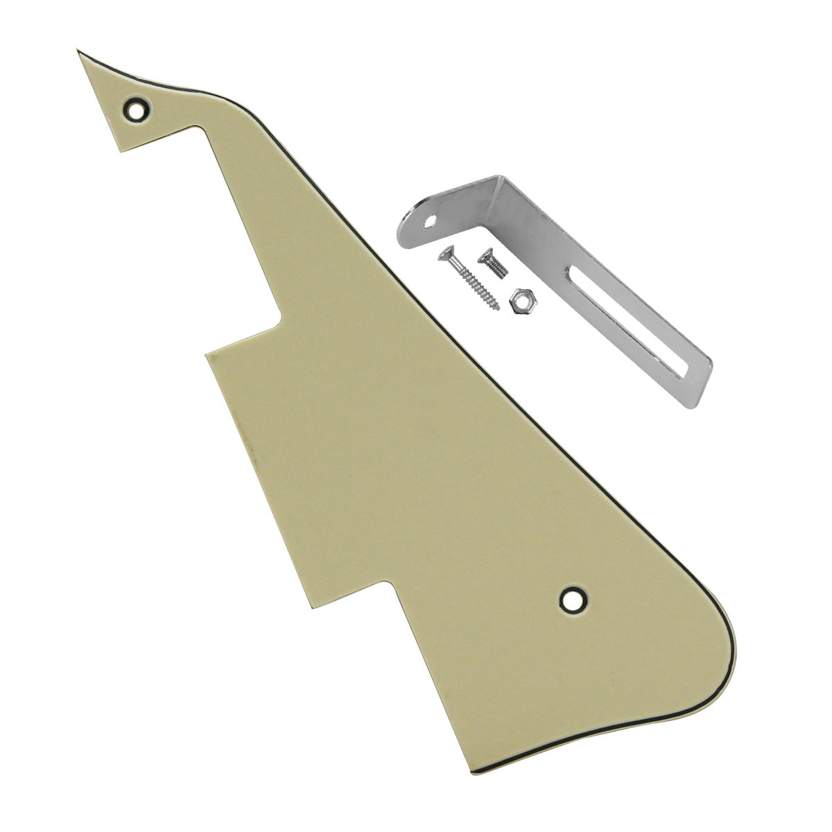 FLEOR LP Guitar Pickguard Scratch Plate with Metal Bracket for LP Style Guitar Accessories ,28 Colors Available