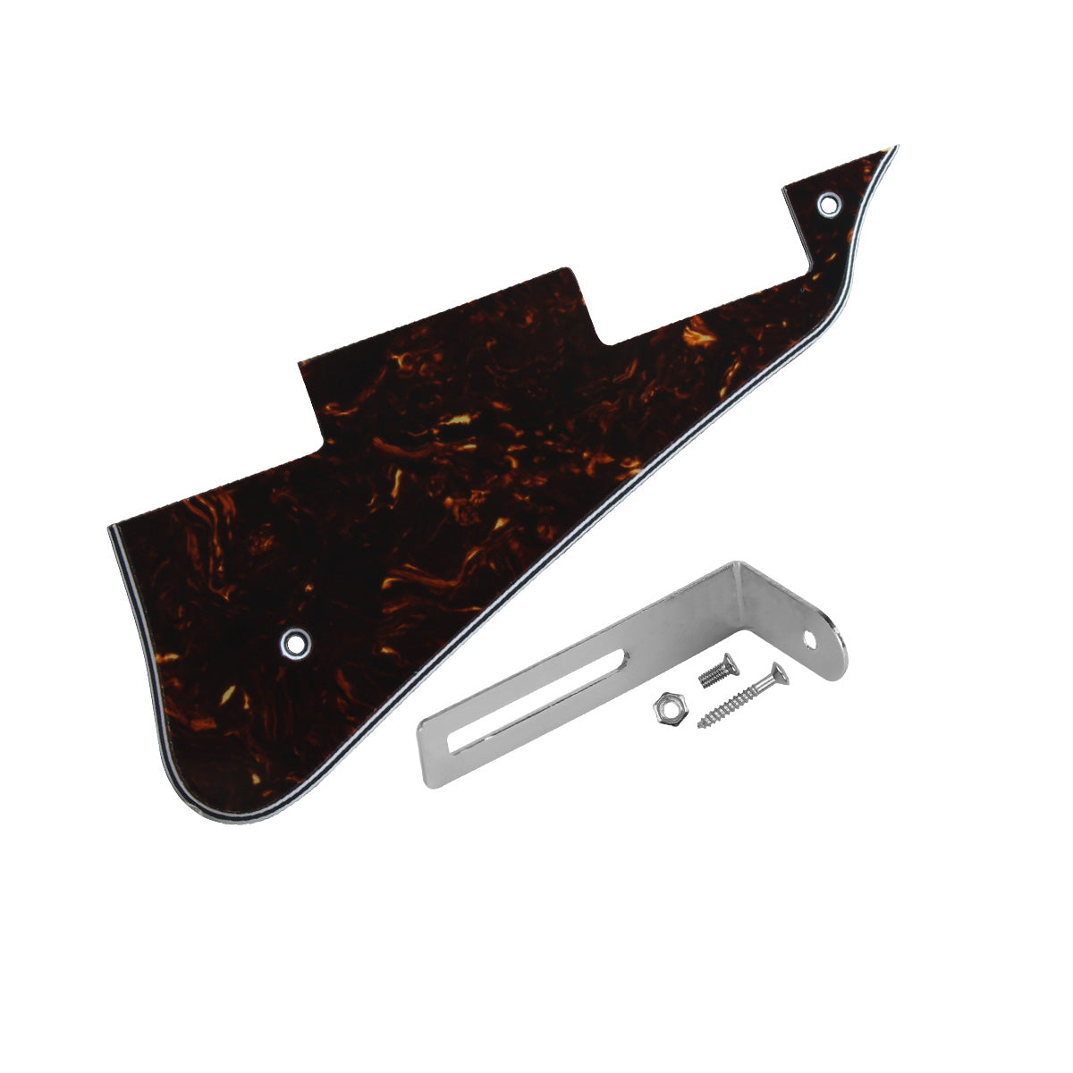 FLEOR LP Guitar Pickguard Scratch Plate with Metal Bracket for LP Style Guitar Accessories ,28 Colors Available