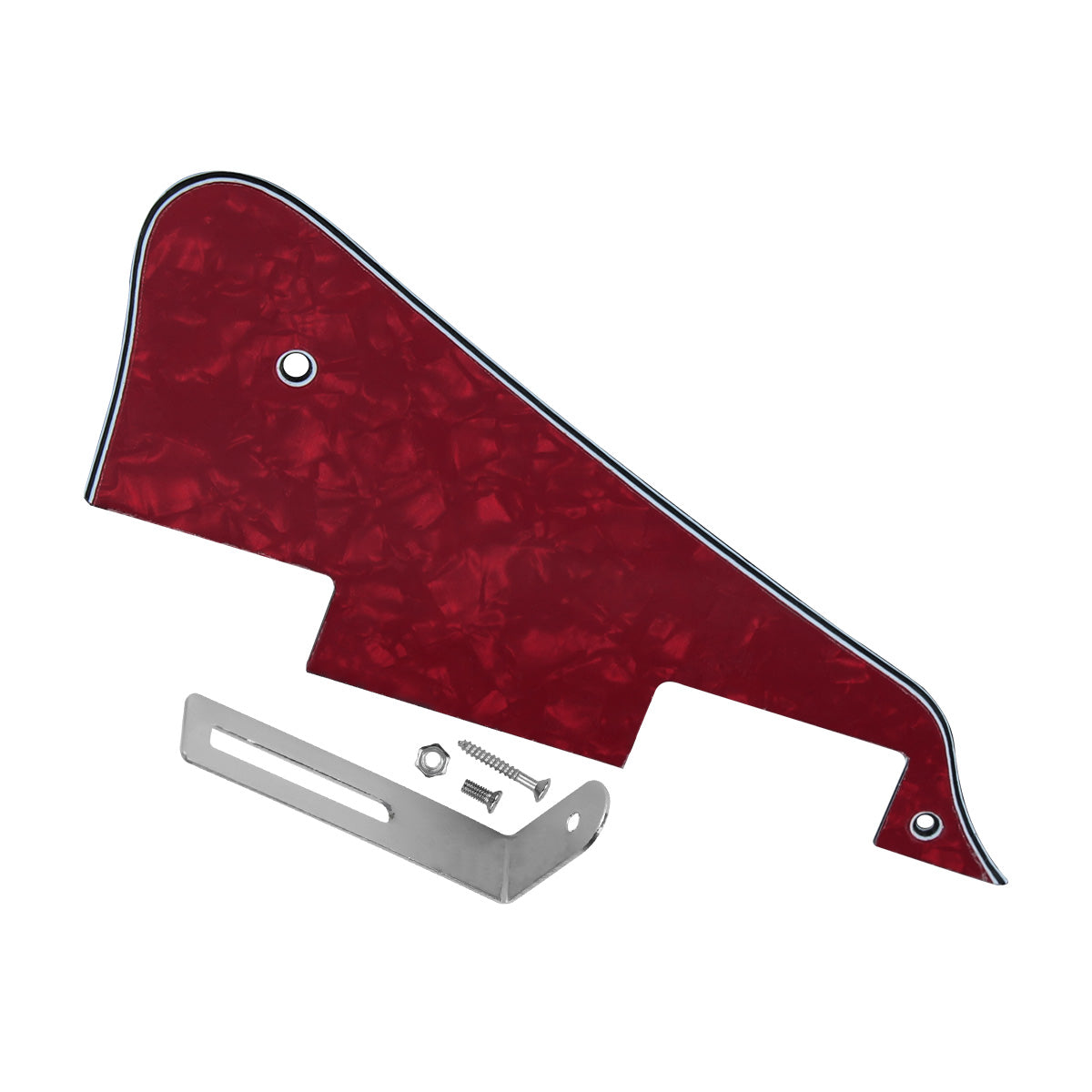 FLEOR LP Guitar Pickguard Scratch Plate with Metal Bracket for LP Style Guitar Accessories ,28 Colors Available