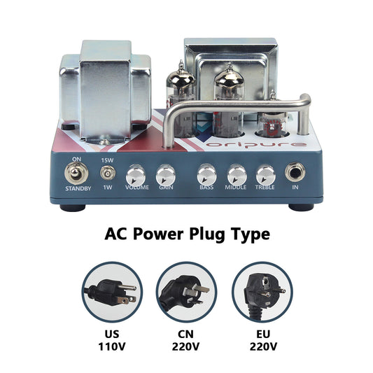OriPure OA-H15 5W All Tube Guitar Amplifier Head | iknmusic