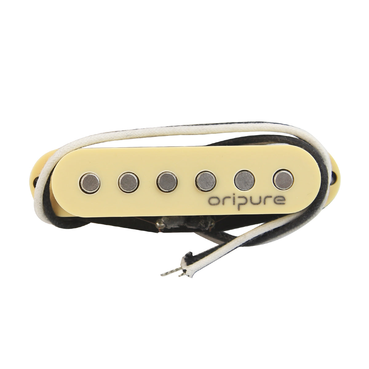 OriPure TSF558 Yellow Vintage Alnico 5 Staggered Single Coil Neck Pickups for ST Guitar