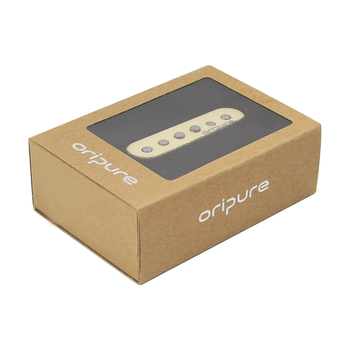 OriPure TSF558 Yellow Vintage Alnico 5 Staggered Single Coil Neck Pickups for ST Guitar