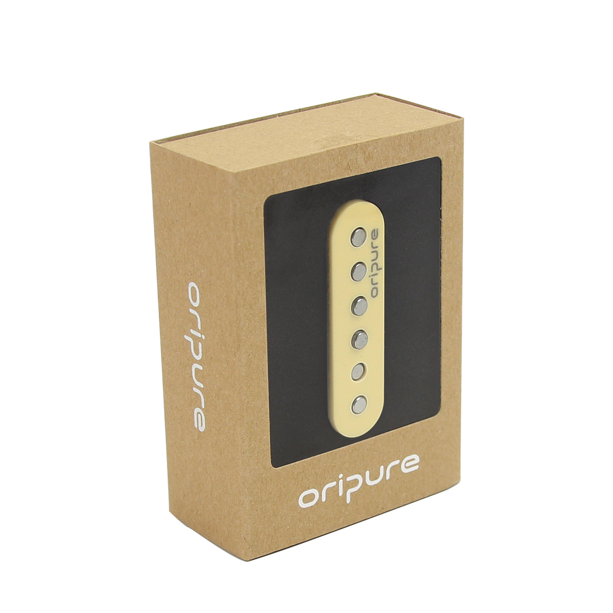 OriPure TSF558 Yellow Vintage Alnico 5 Staggered Single Coil Neck Pickups for ST Guitar