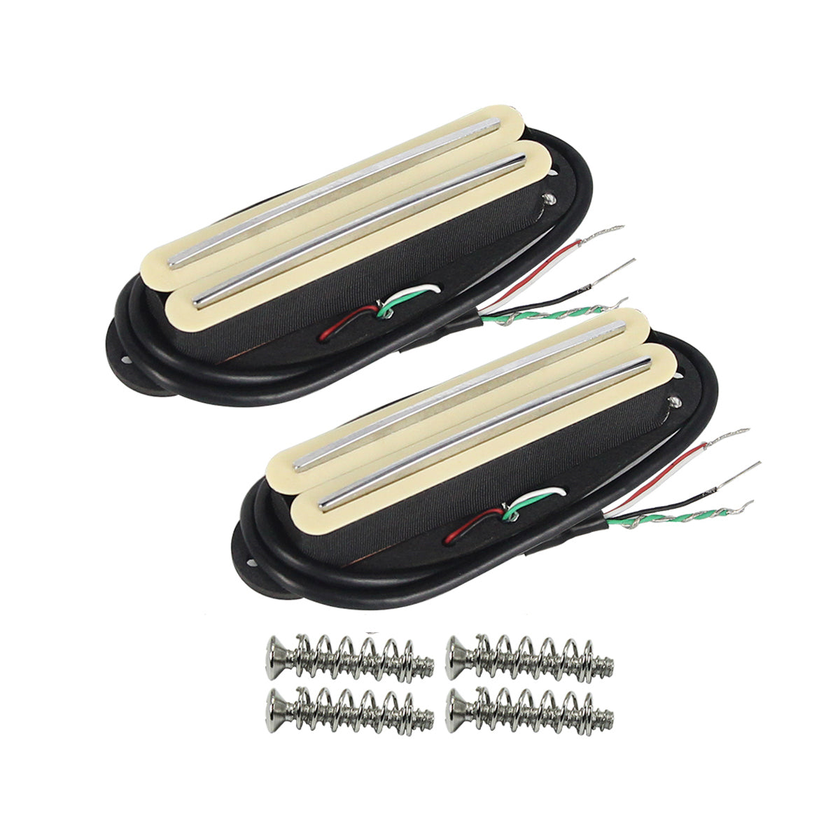 FLEOR Alnico 5 Dual Hot Rails Humbucker Pickup | iknmusic