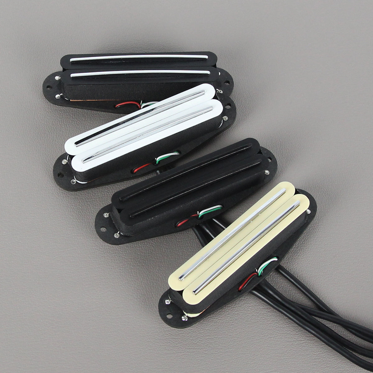 FLEOR Alnico 5 Dual Hot Rails Humbucker Pickup | iknmusic