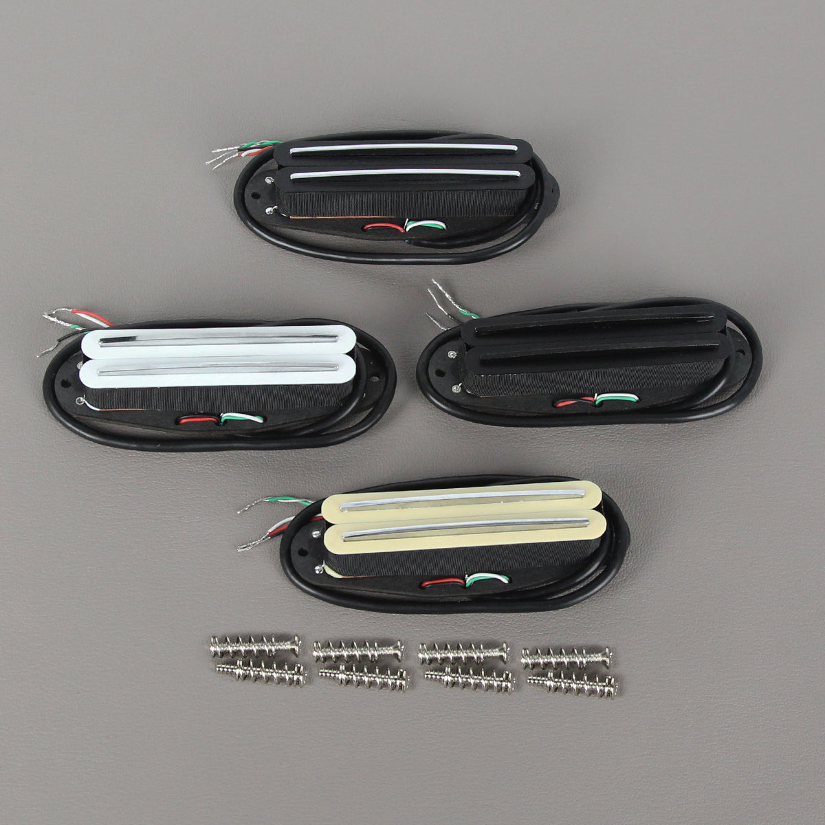 FLEOR Alnico 5 Dual Hot Rails Humbucker Pickup | iknmusic