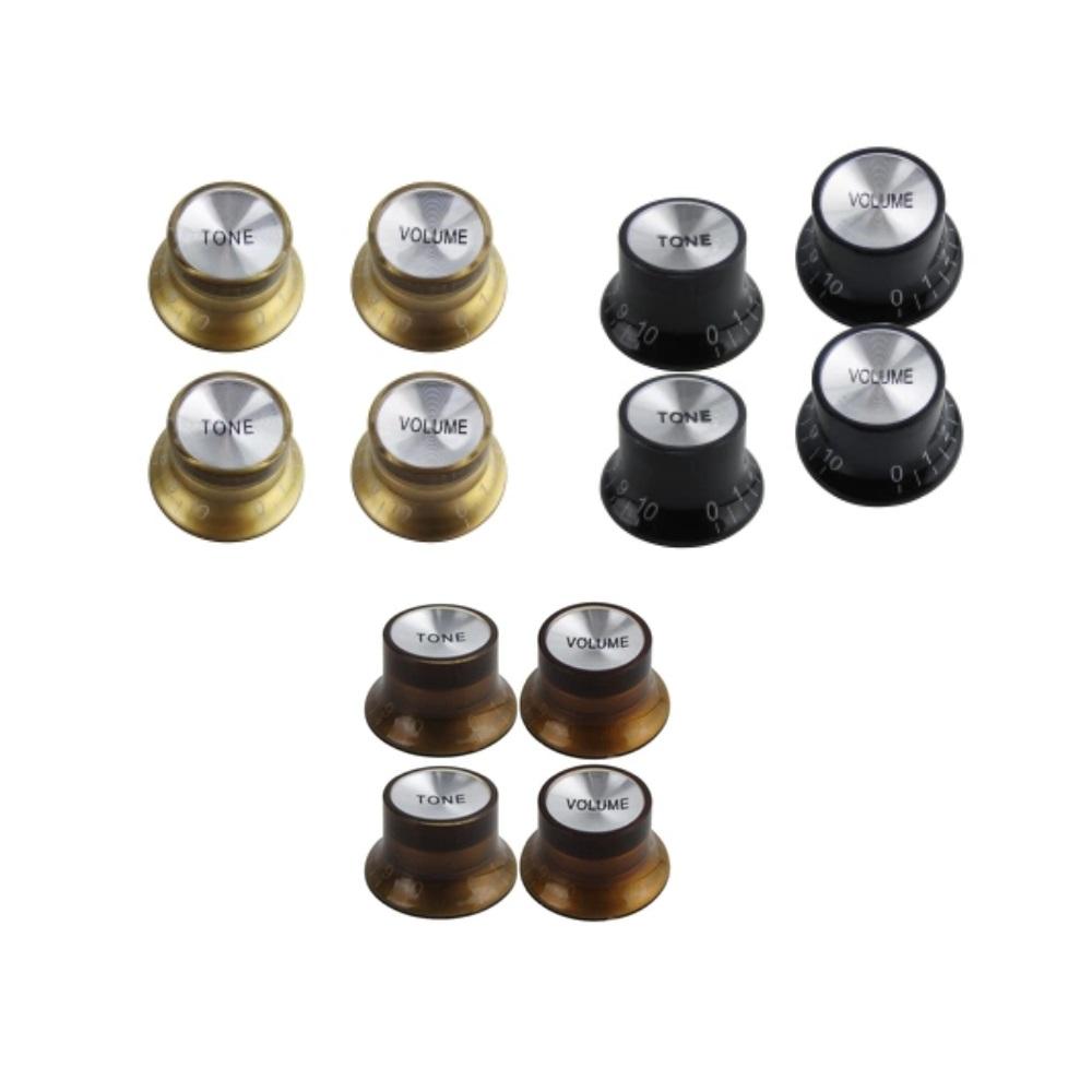 FLEOR 2T2V Guitar Top Hat Knobs for LP SG Guitar | iknmusic