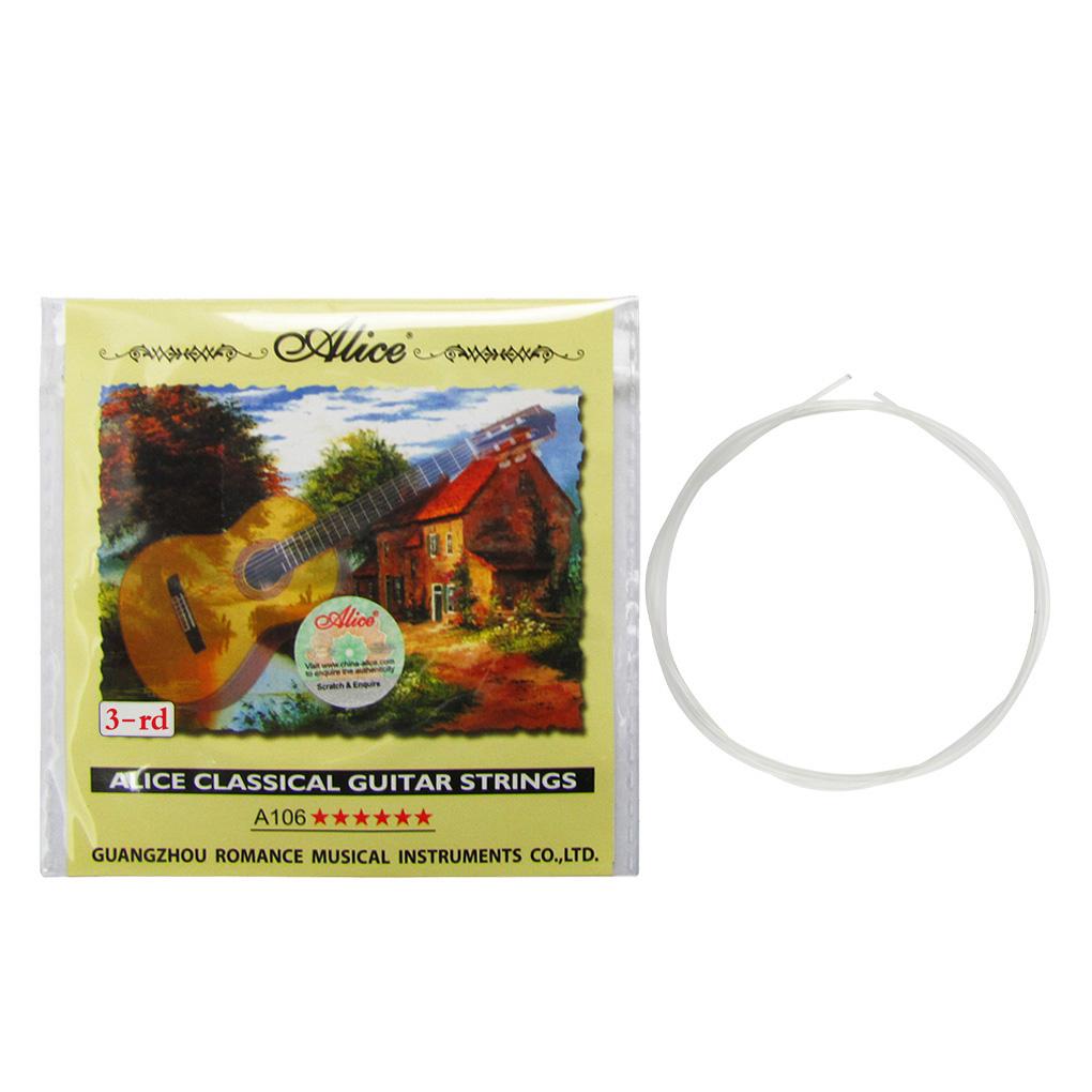 FLEOR 5PCS Classical Guitar Strings Single Nylon Strings | iknmusic