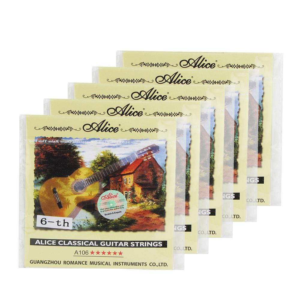 FLEOR 5PCS Classical Guitar Strings Single Nylon Strings | iknmusic