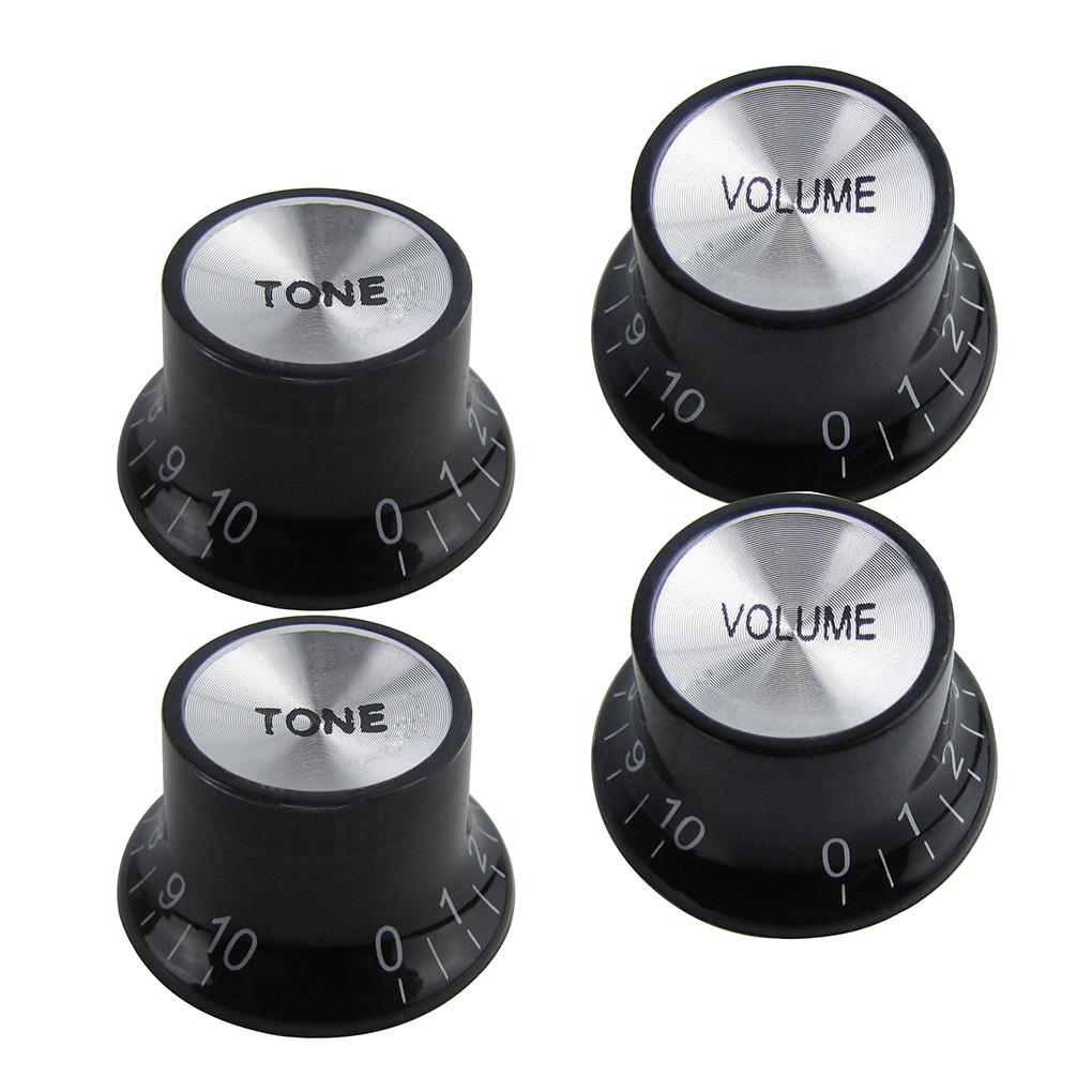 FLEOR 2T2V Guitar Top Hat Knobs for LP SG Guitar | iknmusic