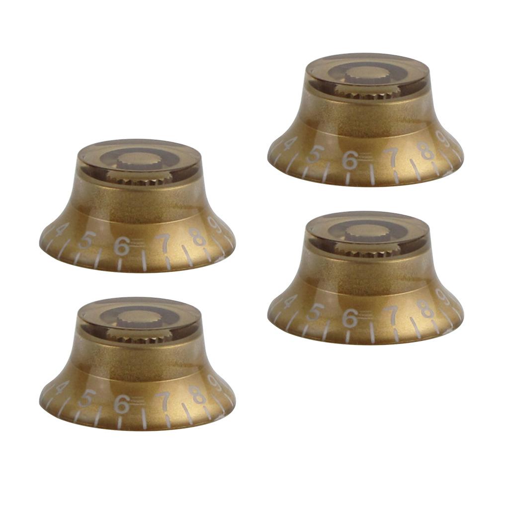 FLEOR 4PCS Electric Guitar Top Hat Knobs for LP SG Guitar | iknmusic