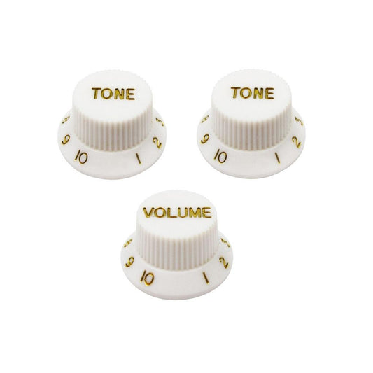 FLEOR 2T1V Volume Tone Electric Guitar Knobs for Strat | iknmusic