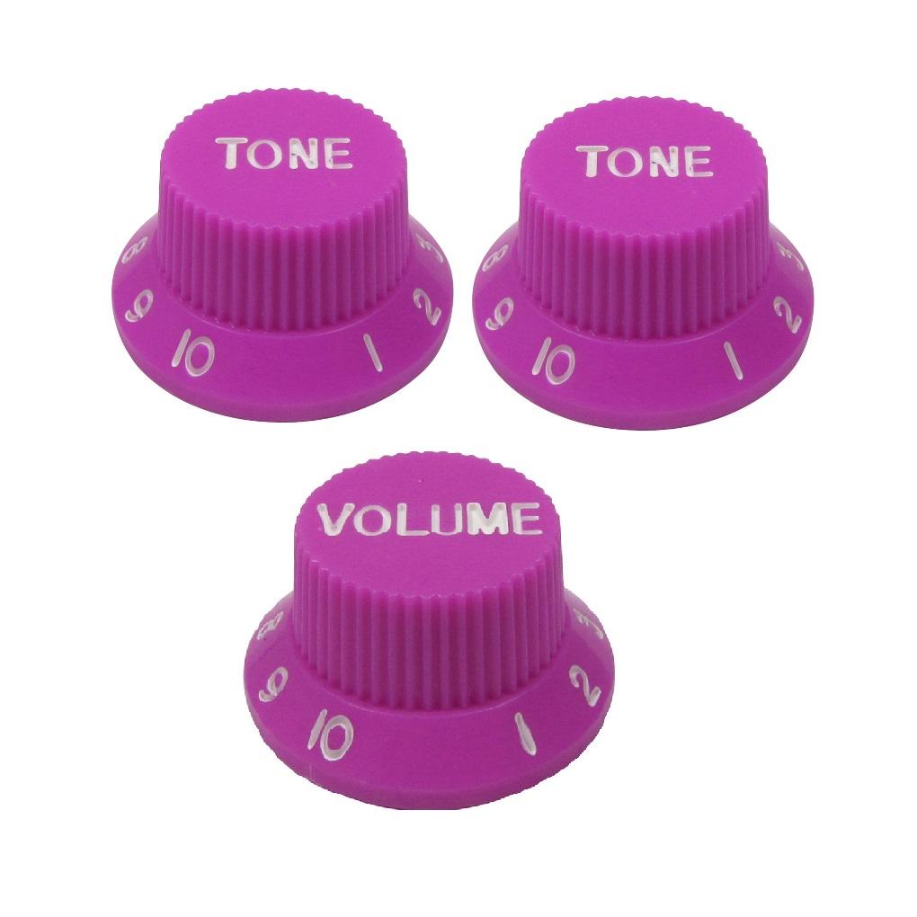 FLEOR 2T1V Volume Tone Electric Guitar Knobs for Strat | iknmusic