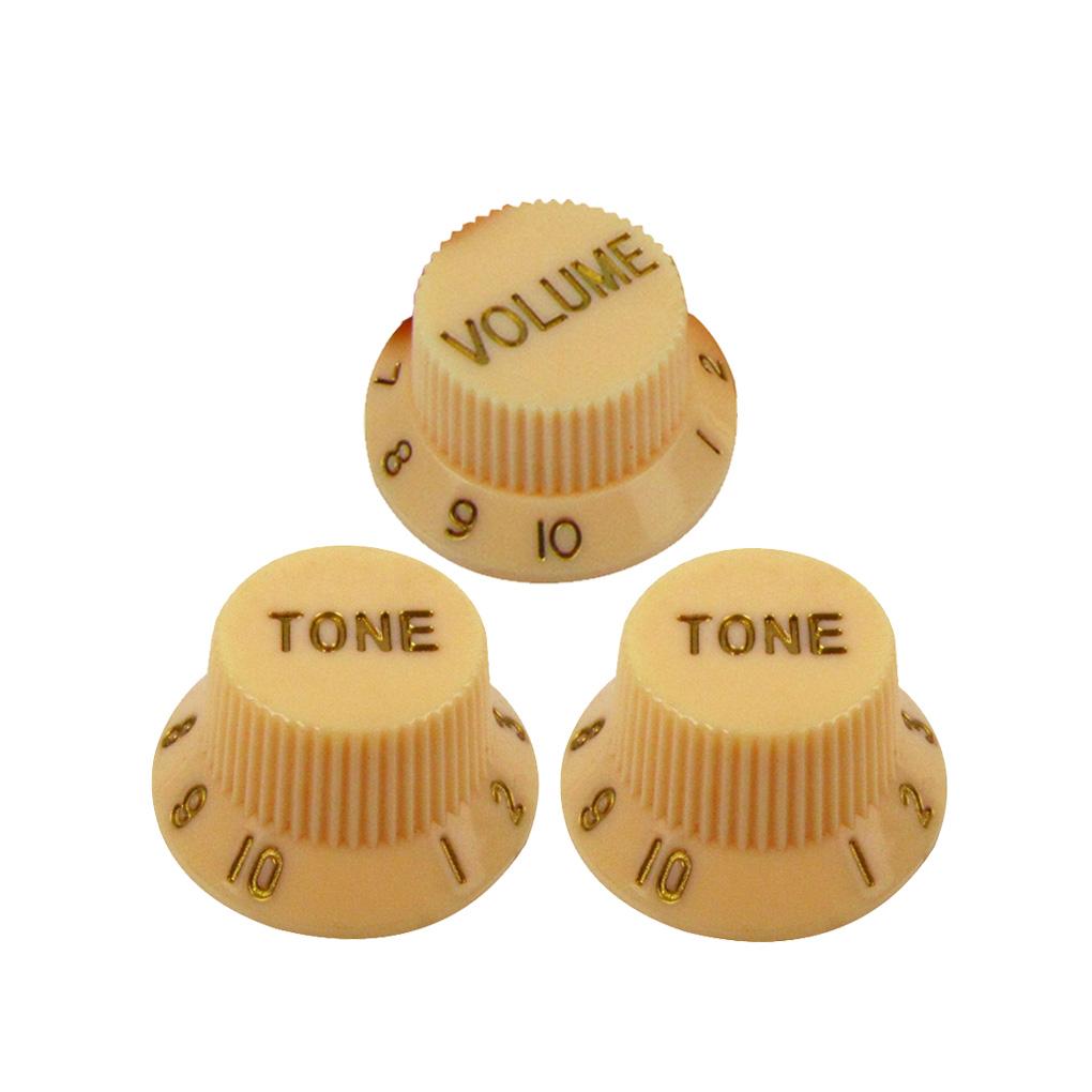 FLEOR 2T1V Volume Tone Electric Guitar Knobs for Strat | iknmusic