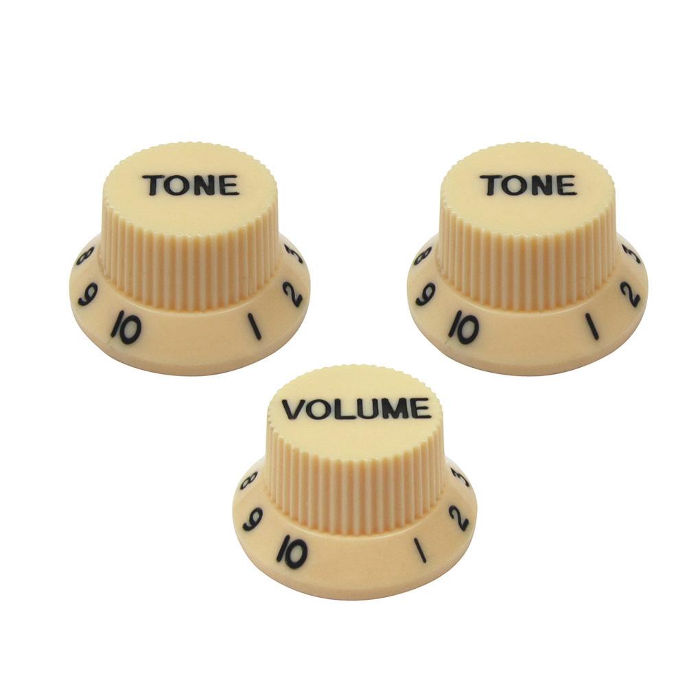 FLEOR 2T1V Volume Tone Electric Guitar Knobs for Strat | iknmusic