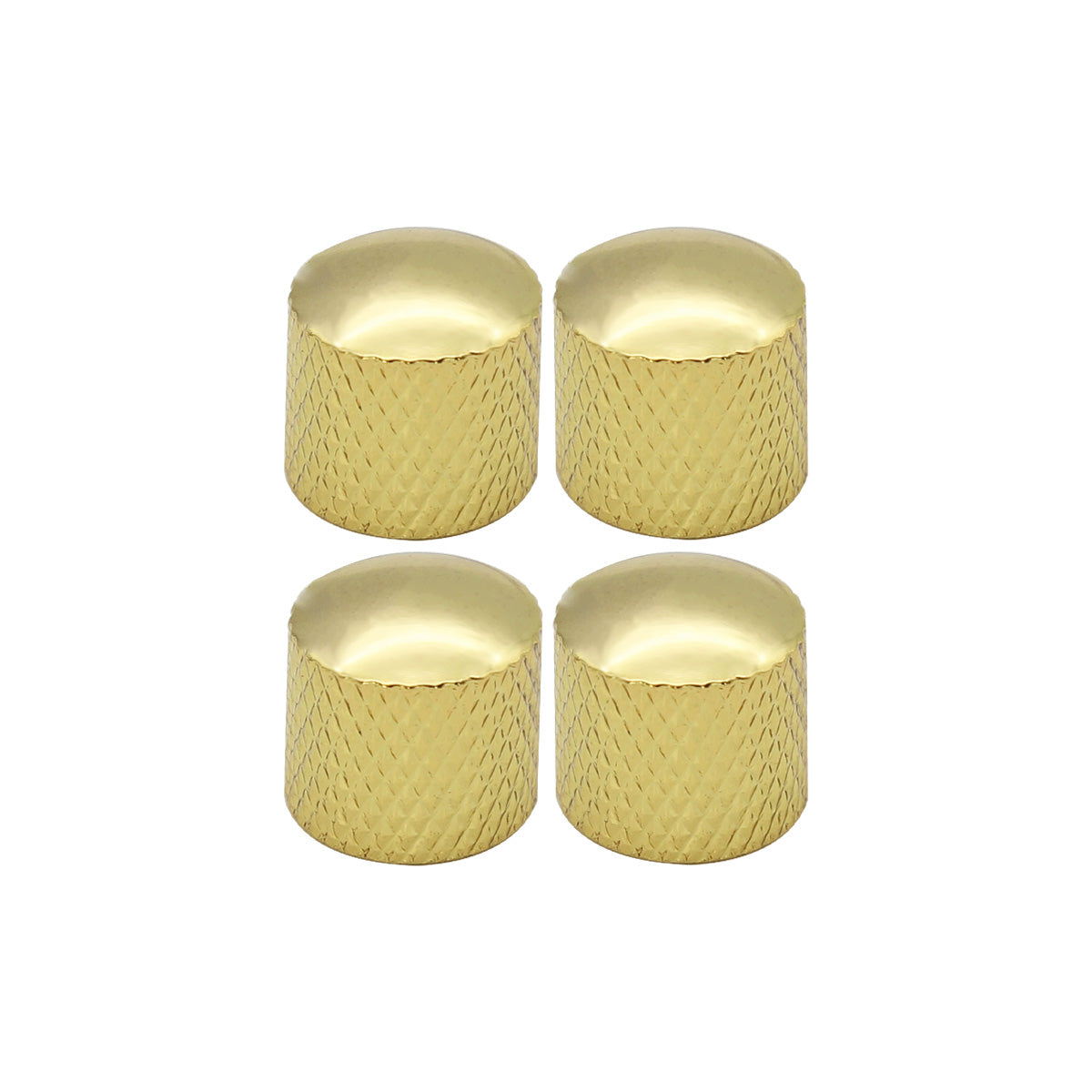 FLEOR 4PCS Dome Metal Guitar Knobs | iknmusic