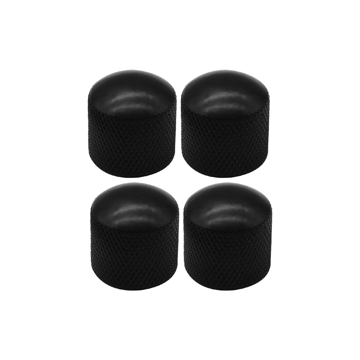 FLEOR 4PCS Dome Metal Guitar Knobs | iknmusic