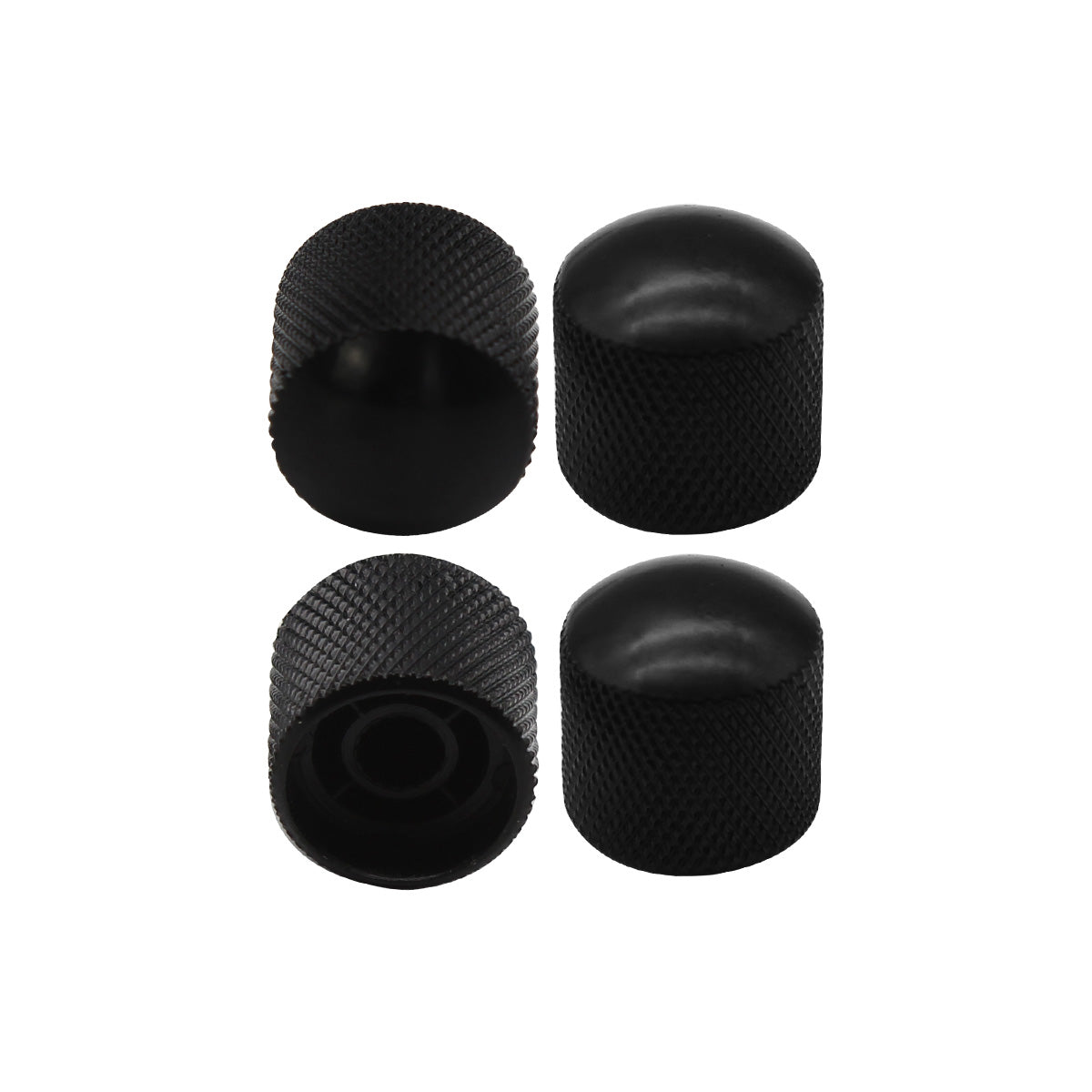 FLEOR 4PCS Dome Metal Guitar Knobs | iknmusic