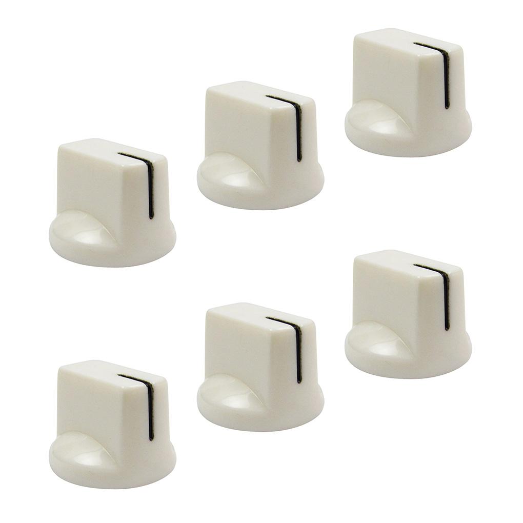 FLEOR 6pcs Flush Head Guitar Amplifier Effect Pedal Knobs | iknmusic