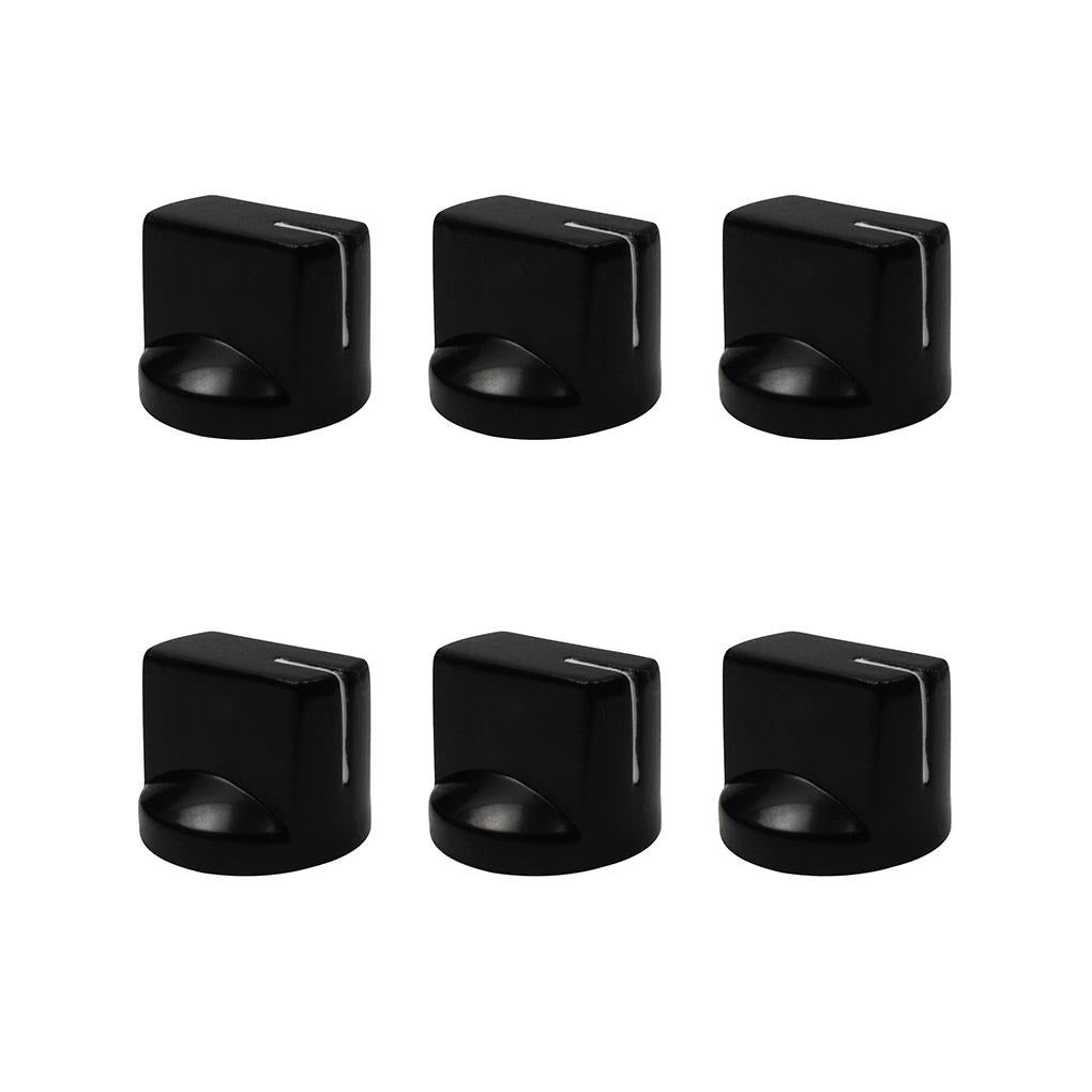 FLEOR 6pcs Flush Head Guitar Amplifier Effect Pedal Knobs | iknmusic